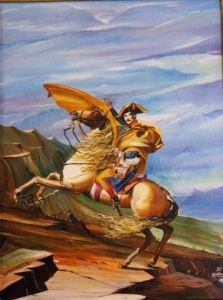 Voir le détail de cette oeuvre: napoléon franchissant les alpes 